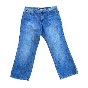 Venezia Jeans 20 Average Blue Denim Bootcut 100% Cotton Highrise Retro VTG Plus